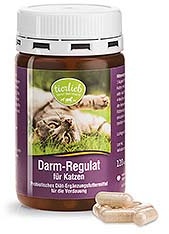 tierlieb Régulateur du transit intestinal pour chats - 56 g