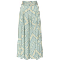 LASCANA Hosenrock Damen mint-gelb-blau bedruckt Gr.34