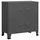 vidaXL Truhenbank Industrial Anthrazit 75 x 40 x 80 cm