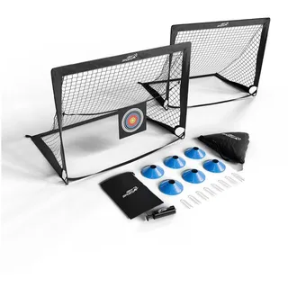 ArtSport Pop-up Fußballtor Goal Master - Schwarz