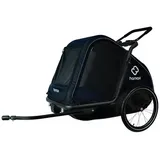 Hamax Pluto L Hundeanhänger - navy blau/ black