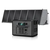 CTOLITY AP2000 Set Tragbare Powerstation mit 200W Solarpanel, 2000W Solargenerator, 220V Steckdosen mit max. 2600W Leistung, LFP Powerstation für Outdoor Camping Stromreserve Wohnmobil Notfälle