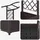 vidaXL Hochbeet mit Rankgitter und Dach 207 x 40 x 126 cm Braun
