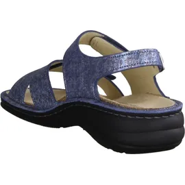 Finn Comfort Damen Sandale, blau(jeans), Gr. 36 - Blau - 36
