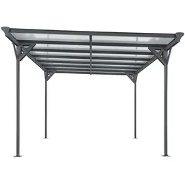 Juskys Carport 5 x 3 m mit Flachdach