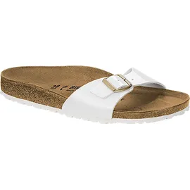 Birkenstock Madrid Birko-Flor Lack schmal patent white 41