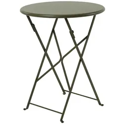 Klapptisch Flower Ethimo dunkelgrün, Designer Ethimo Design Studio, 75 cm