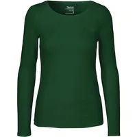 Kompatible Ware Neutral - Damen Longsleeve / Bottle Green,
