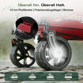 Sekey XXL Plus Bollerwagen rot