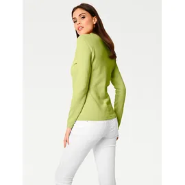 Heine V-Pullover Grün 44