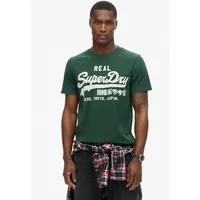 Superdry Classic Vl Graphic Kurzarm-T-Shirt Enamel Green 2XL