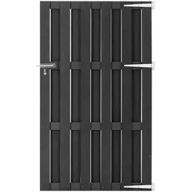 vidaXL WPC Gartentor 100 x 180 cm grau