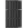 vidaXL WPC Gartentor 100 x 180 cm grau