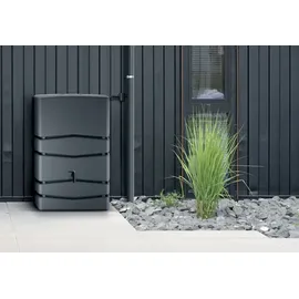 Prosperplast Regenwasserbehälter Aqua Tower 450 l anthrazit