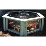 Lily Clear View Garden Aquarium Grün erhöhter Gartenfischteich mit großen Fenste