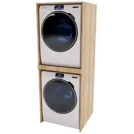 craftpak Waschmaschinenschrank 66 x 180 x 51,2 cm Beige