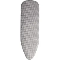 Duett 333GO Bezug für Bügelbrett, 100% Baumwolle, Pfeilmuster, Grau,
