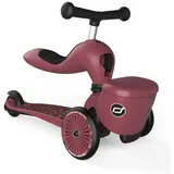 Scoot & Ride Highwaykick 1 Lifestyle Wildcat – 2in1 Laufrad & Scooter für Kinder (1–5 Jahre), mit Stauraum, höhenverstellbar, Sicherheitspad, bis 50 kg, Design: Wildcat