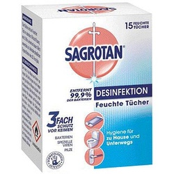 SAGROTAN® Desinfektionstücher 15 Tücher