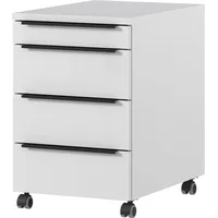Germania 4377 Rollcontainer lichtgrau 4 Auszüge 42,0 x 60,0