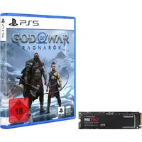 SAMSUNG interne SSD "SSD 980 Pro 2TB + God of War Ragnarök PlayStation 5" Festplatten Gr. 2 TB, schwarz Interne Festplatten