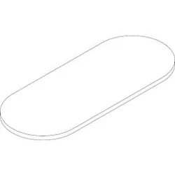 hansgrohe Ablage Logo 40229000 Glas, 450 mm