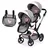 Bayer Xeo Twin Schmetterling Grau/Rosa