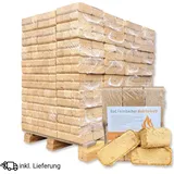 960 kg RUF ÖKO Briketts !SONDERAKTION! Mischholzbriketts Bavaria | 96 x 10 kg Holzbrikett auf Palette | Energie Kienbacher®