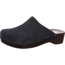 Berkemann Velours-Toeffler Unisex-Erwachsene Clogs, Blau (Blau), 46 EU