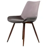 Kayoom Stuhl Evergreen 2erSet in violett - dunkelbraun | Gr.: onesize