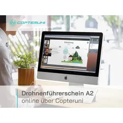 Drohnenführerschein A2 Hobby - Online über Copteruni/ p.P
