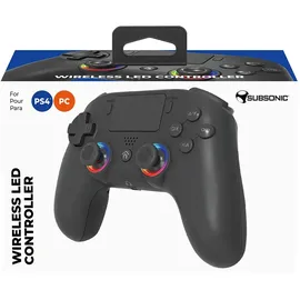 Subsonic Wireless Led Controller Controller Schwarz PC / PS4