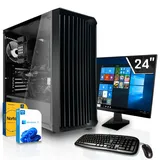 Office Komplett Set PC•i7-13700F•GT 710 2GB•16GB Ram•1TB NVMe•24 Zoll TFT