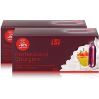 iSi Professional Chargers Sahnekapseln 420g - Sahnepatronen 50x8,4g (2er Pack)