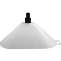 Solo Spritzschirm oval transparent