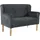 Home Affaire Küchensofa HOME AFFAIRE "Moro", blau (ocean), B:142cm H:99cm T:73cm, Microfaser in Antiklederoptik (100% Polyester), Sofas, in verschiedenen Stoffen und Farben