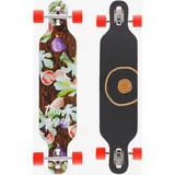 BTFL YUVA - drop through Longboard braun|malvenfarben|GRÜN 96 CM
