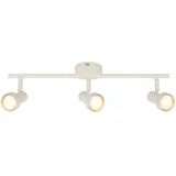 Briloner Deckenlampe 3-flg. schwenkbar Altweiß