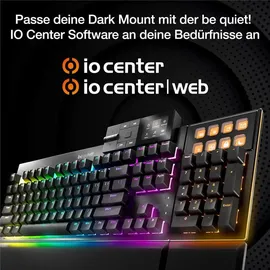 be quiet! Dark Mount Silent Linear FR ISO Tastatur, 8 Display-Tasten, Media Dock, hot-swap-fähiger Nummernblock,