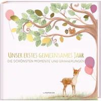 Paperish Verlag Babyalbum - UNSER ERSTES GEMEINSAMES JAHR (rosé)