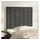 vidaXL Kopfteil Dunkelgrau 100x5x78/88 cm Samt