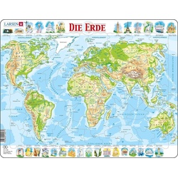 Larsen Puzzle Puzzle - Die Erde (physisch), Puzzleteile