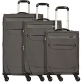 Worldpack Denver Koffer-Set 3-tlg. grau