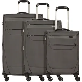 Worldpack Denver Koffer-Set 3-tlg. grau