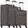 Worldpack Denver Koffer-Set 3-tlg. grau