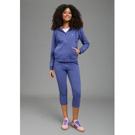 Ocean Sportswear Freizeitanzug OCEAN SPORTSWEAR, Damen, Gr. 46, blau (nachtblau), angeraute Sweatware, Obermaterial: 60% Baumwolle, 40% Polyester.