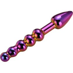 Ridged Anal Dildo, 18 cm, bunt