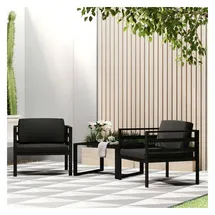 vidaXL Aluminium Loungesessel anthrazit