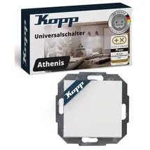Kopp Wechselschalter Athenis Reinweiß