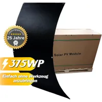 Solarmodul Alpha Flex 375Wp  S-FLEX 6 II  Full Black auf Palette zu 92  Stück